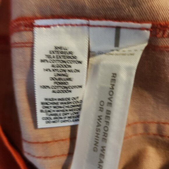 Ann Taylor LOFT Anorak Utility Jacket Hooded Lined Red Womens Medium NEW NWT - Picture 11 of 15